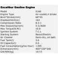 Excalibur S160 5.5hp Honda Tipo OHV Gasolina Motor OHV Motor de Gasolina